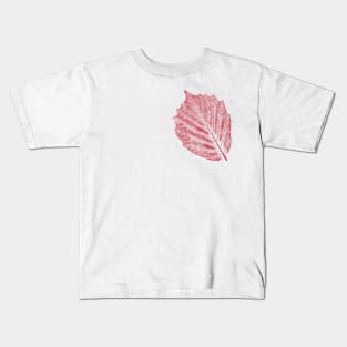 Hazelnut Leaf Imprint Kids T-Shirt